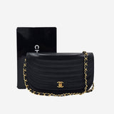 VINTAGE HALF MOON FLAP BAG