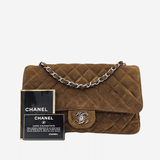 Medium ruskind single flap bag
