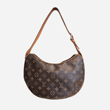 MONOGRAM CANVAS CROISSANT MM