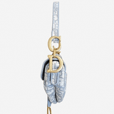 Oblique Jacquard saddle bag