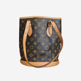 Monogram canvas bucket pm