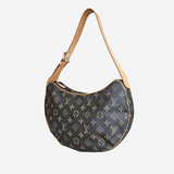 MONOGRAM CANVAS CROISSANT MM