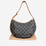 MONOGRAM CANVAS CROISSANT MM