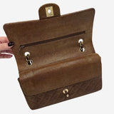 SUEDE CAVIAR CLASSIC DOUBLE FLAP MEDIUM