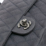 GRÅ AGED NUBUCK CLASSIC DOUBLE FLAP MEDIUM