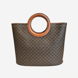 Macadam canvas round handle tote