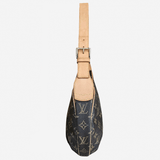 MONOGRAM CANVAS CROISSANT MM