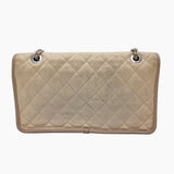 Beige caviar single flap bag taske fra brand: CHANEL - We Do Vintage