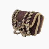 shearling single flap bag medium taske fra brand: CHANEL - We Do Vintage