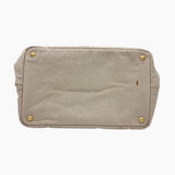 BEIGE CANAPA TOTE MEDIUM taske fra brand: PRADA - We Do Vintage