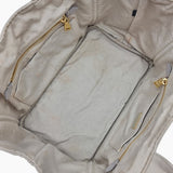 BEIGE CANAPA TOTE MEDIUM taske fra brand: PRADA - We Do Vintage