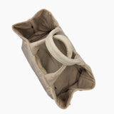 BEIGE CANAPA TOTE MEDIUM taske fra brand: PRADA - We Do Vintage