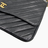 vintage diagonal quilted flap bag taske fra brand: CHANEL - We Do Vintage
