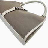 beige canvas jackie taske fra brand: GUCCI - We Do Vintage