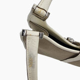 beige canvas jackie taske fra brand: GUCCI - We Do Vintage