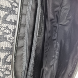 Sort Oblique Jacquard saddle bag taske fra brand: DIOR - We Do Vintage