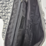 Sort Oblique Jacquard saddle bag taske fra brand: DIOR - We Do Vintage