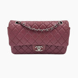 Rose Fonce CLASSIC DOUBLE FLAP MEDIUM taske fra brand: CHANEL - We Do Vintage