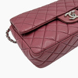 Rose Fonce CLASSIC DOUBLE FLAP MEDIUM taske fra brand: CHANEL - We Do Vintage