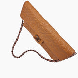 ORANGE CAMELLIA PATENT FLAP BAG taske fra brand: CHANEL - We Do Vintage