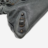 TOWN GRÅ/GRØN taske fra brand: BALENCIAGA - We Do Vintage