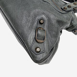 TOWN GRÅ/GRØN taske fra brand: BALENCIAGA - We Do Vintage