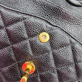 SORT CAVIAR MEDIUM CLASSIC DOUBLE FLAP taske fra brand: CHANEL - We Do Vintage