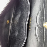 SORT CAVIAR MEDIUM CLASSIC DOUBLE FLAP taske fra brand: CHANEL - We Do Vintage