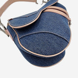 DENIM SADDLE BAG taske fra brand: DIOR - We Do Vintage