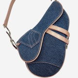 DENIM SADDLE BAG taske fra brand: DIOR - We Do Vintage