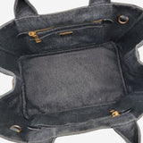 SORT DENIM CANAPA TOTE MEDIUM taske fra brand: PRADA - We Do Vintage