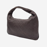 LARGE MØRKEBRUN CLASSIC VENETA HOBO taske fra brand: BOTTEGA VENETA - We Do Vintage