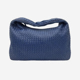 LARGE BLÅ CLASSIC VENETA HOBO taske fra brand: BOTTEGA VENETA - We Do Vintage