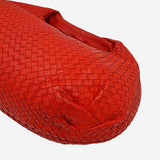 EKSTRA LARGE RØD BELLY HOBO taske fra brand: BOTTEGA VENETA - We Do Vintage