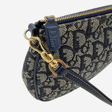 SORT JACQUARD CANVAS SADDLE taske fra brand: DIOR - We Do Vintage