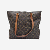 MONOGRAM CANVAS CABAS MEZZO taske fra brand: LOUIS VUITTON - We Do Vintage