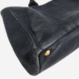 SORT CANAPA TOTE LARGE taske fra brand: PRADA - We Do Vintage