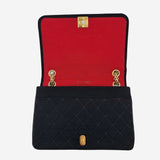 VINTAGE JERSEY FULL FLAP reissue chain taske fra brand: CHANEL - We Do Vintage