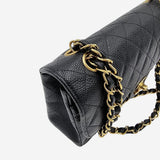 CAVIAR SMALL CLASSIC DOUBLE FLAP taske fra brand: CHANEL - We Do Vintage