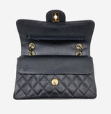 CAVIAR SMALL CLASSIC DOUBLE FLAP taske fra brand: CHANEL - We Do Vintage
