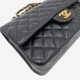 CAVIAR MEDIUM CLASSIC DOUBLE FLAP taske fra brand: CHANEL - We Do Vintage