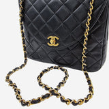 VINTAGE DIAMAND QUILTED FLAP BAG taske fra brand: CHANEL - We Do Vintage