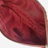 Bordeaux CANVAS SADDLE taske fra brand: DIOR - We Do Vintage