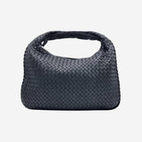 MEDIUM SORT/MØRKBLÅ CLASSIC VENETA HOBO taske fra brand: BOTTEGA VENETA - We Do Vintage