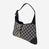 Sort/Grå CANVAS JACKIE taske fra brand: GUCCI - We Do Vintage
