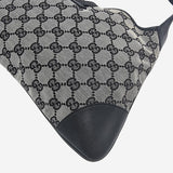 Sort/Grå CANVAS JACKIE taske fra brand: GUCCI - We Do Vintage