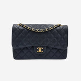 LARGE SORT CAVIAR CLASSIC DOUBLE FLAP taske fra brand: CHANEL - We Do Vintage