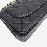 LARGE SORT CAVIAR CLASSIC DOUBLE FLAP taske fra brand: CHANEL - We Do Vintage