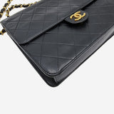 VINTAGE DIAMAND QUILTED FLAP BAG taske fra brand: CHANEL - We Do Vintage