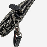 SORT JACQUARD CANVAS SADDLE taske fra brand: DIOR - We Do Vintage
